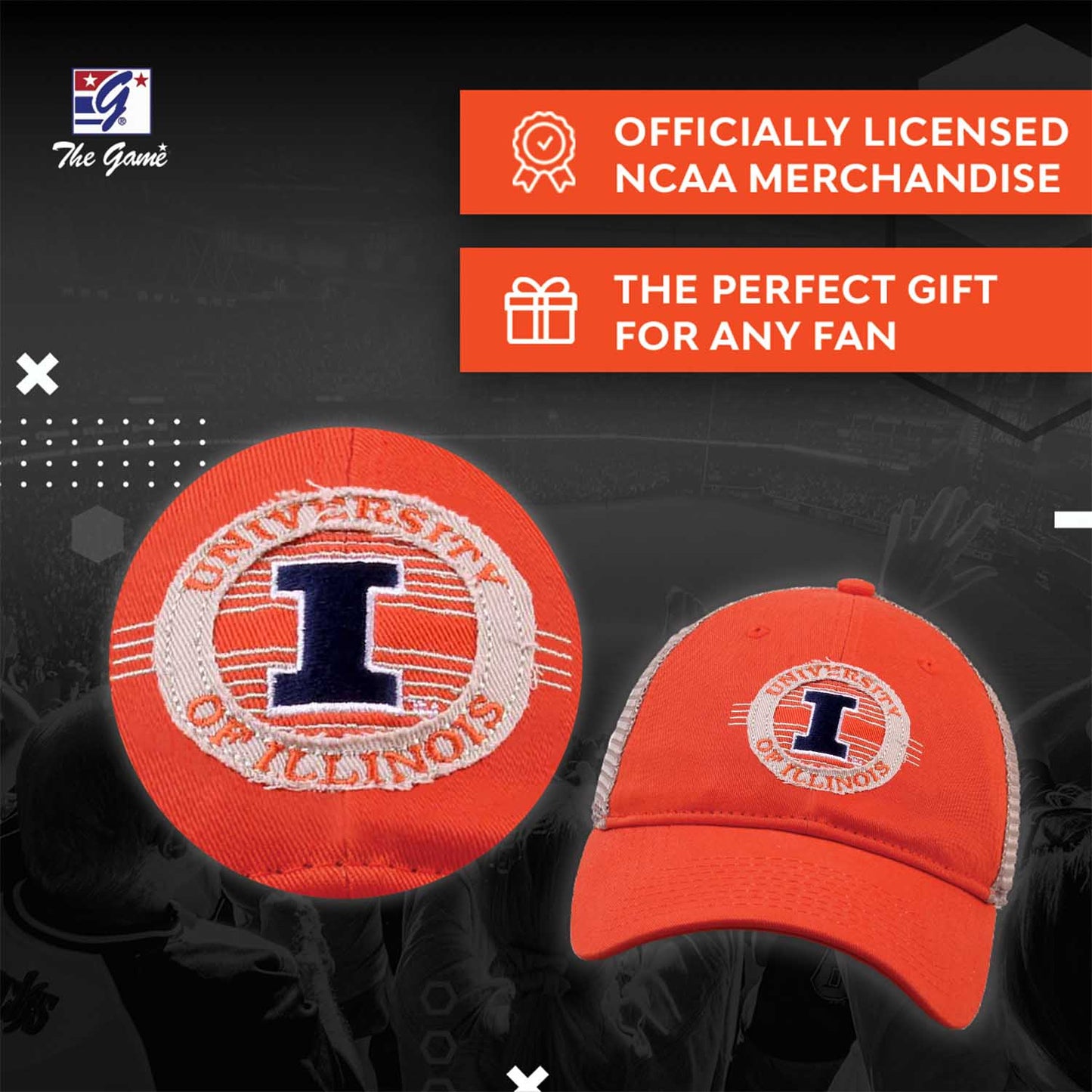 Illinois Fighting Illini NCAA Snapback - Orange