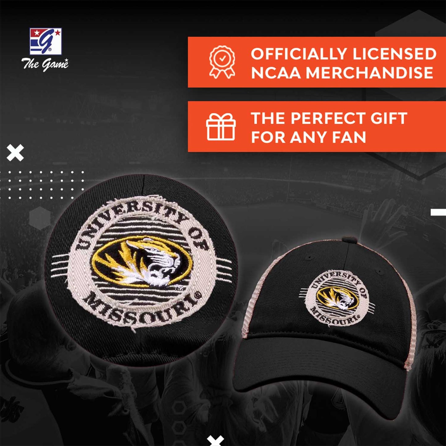 Missouri Tigers NCAA Snapback - Black