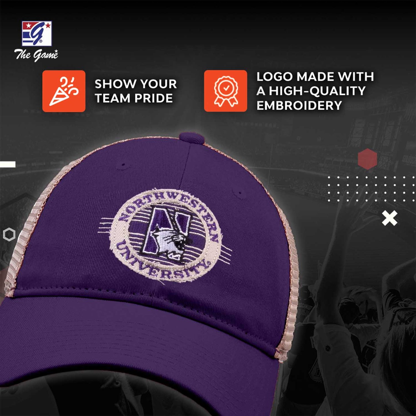 Northwestern Wildcats NCAA Snapback - Purple