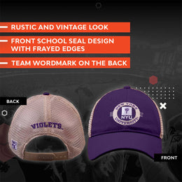 NYU Violets NCAA Snapback - Purple