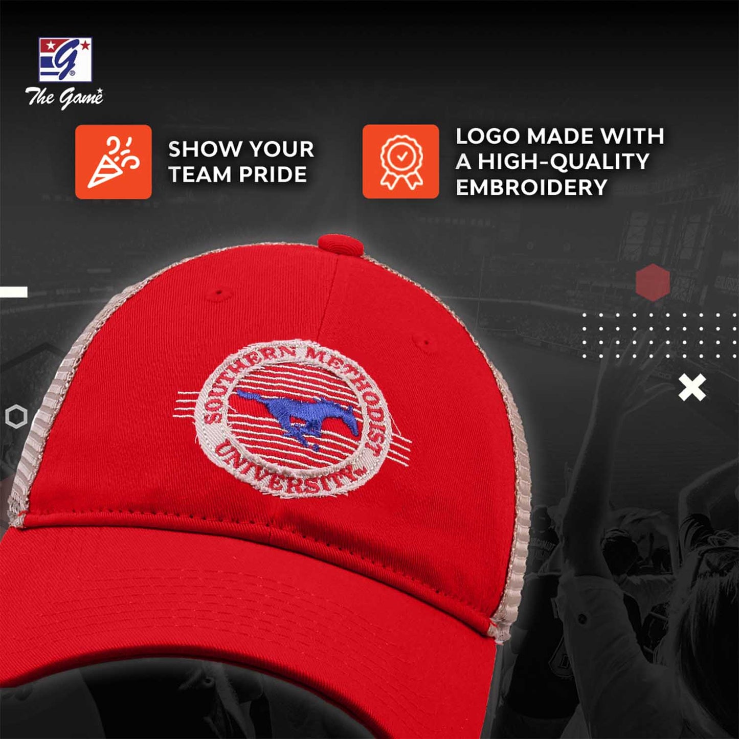 SMU Mustangs NCAA Snapback - Royal