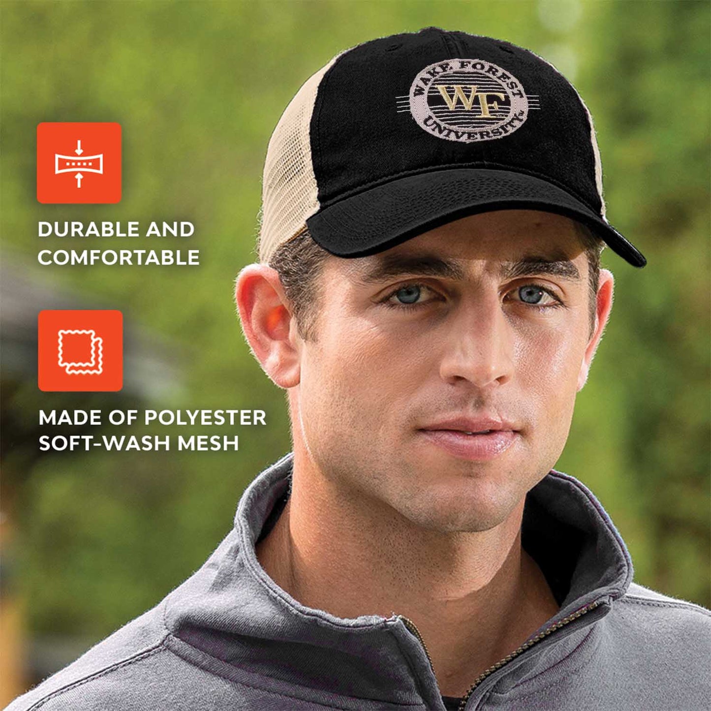 Wake Forest Demon Deacons NCAA Snapback - Black