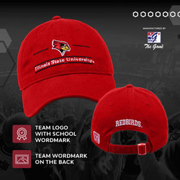 Illinois State Redbirds NCAA Adult Bar Hat - Red