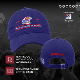 Kansas Jayhawks NCAA Adult Bar Hat - Royal