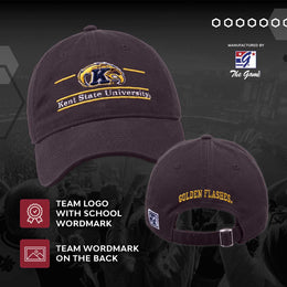 Kent State Golden Flashes NCAA Adult Bar Hat - Navy