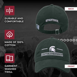 Michigan State Spartans NCAA Adult Bar Hat - Green