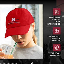 Nebraska Cornhuskers NCAA Adult Bar Hat - Red