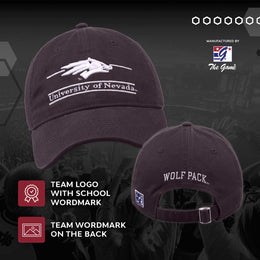 Nevada Wolf Pack NCAA Adult Bar Hat - Navy