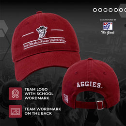 New Mexico State Aggies NCAA Adult Bar Hat - Maroon