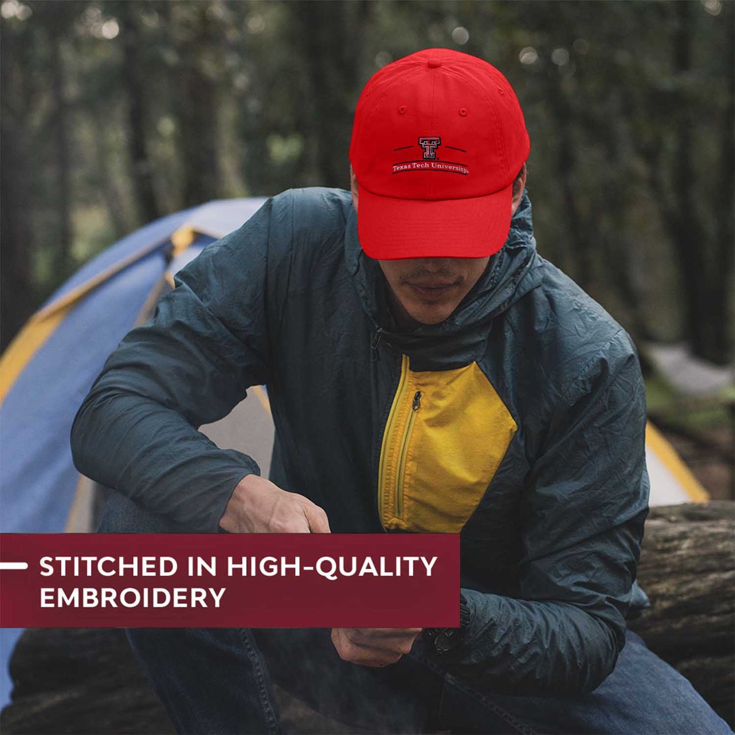 Texas Tech Red Raiders NCAA Adult Bar Hat - Red