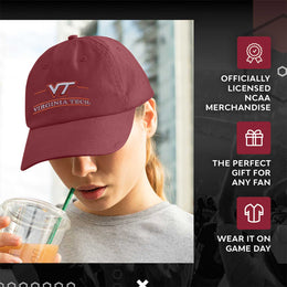 Virginia Tech Hokies NCAA Adult Bar Hat - Maroon