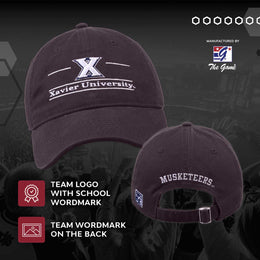 Xavier Musketeers NCAA Adult Bar Hat - Navy