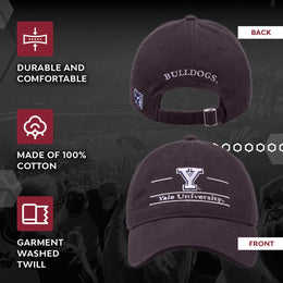 Yale Bulldogs NCAA Adult Bar Hat - Navy