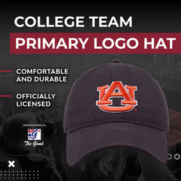 Auburn Tigers NCAA Adult Relaxed Fit Logo Hat - Navy