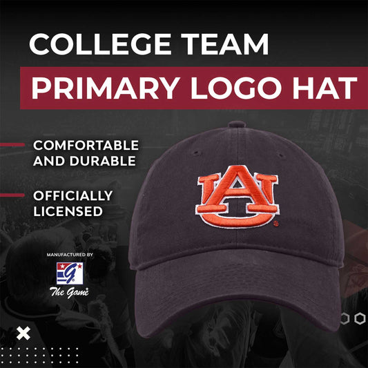 Auburn Tigers NCAA Adult Relaxed Fit Logo Hat - Navy