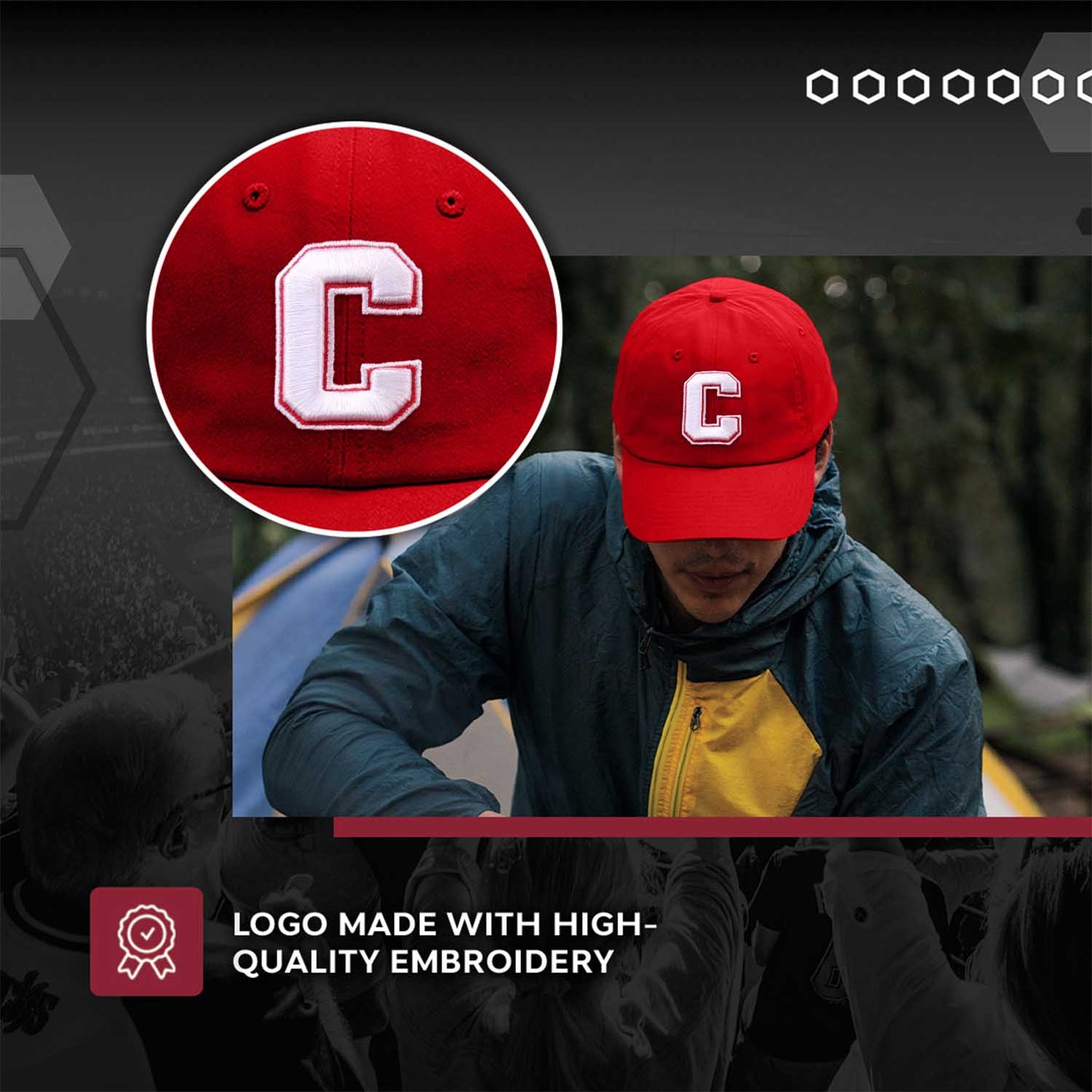 Cornell Big Red NCAA Adult Relaxed Fit Logo Hat - Red