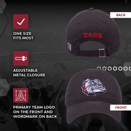 Gonzaga Bulldogs NCAA Adult Relaxed Fit Logo Hat - Navy