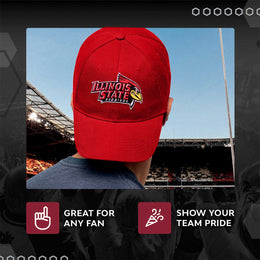 Illinois State Redbirds NCAA Adult Relaxed Fit Logo Hat - Red