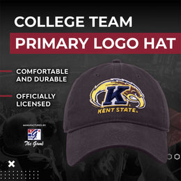Kent State Golden Flashes NCAA Adult Relaxed Fit Logo Hat - Navy