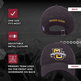 Marquette Golden Eagles NCAA Adult Relaxed Fit Logo Hat - Navy