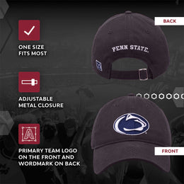 Penn State Nittany Lions NCAA Adult Relaxed Fit Logo Hat - Navy