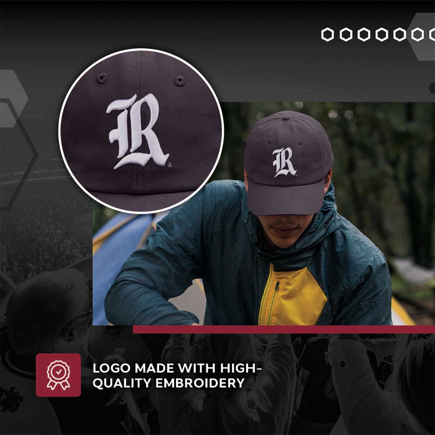 Rice Owls NCAA Adult Relaxed Fit Logo Hat - Navy