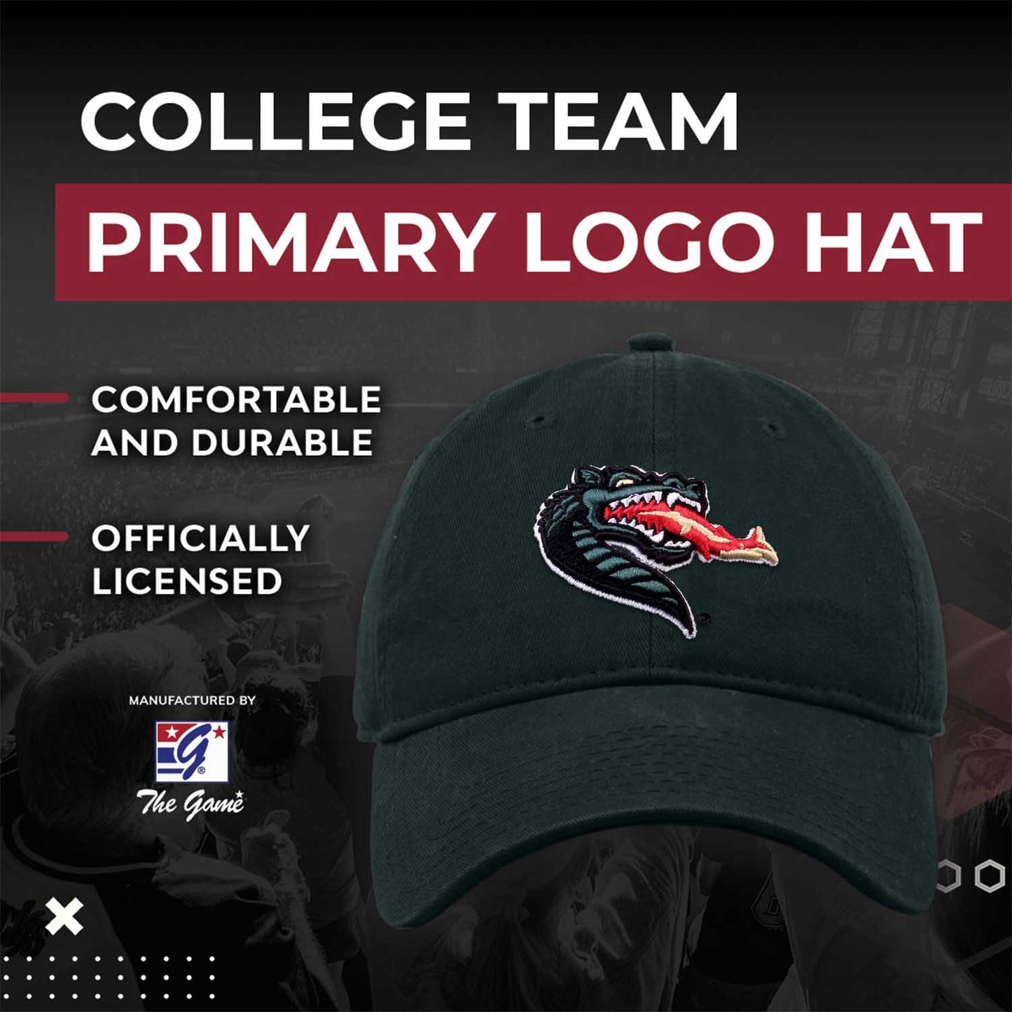UAB Blazers NCAA Adult Relaxed Fit Logo Hat - Green
