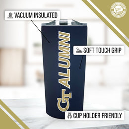 Georgia Tech Yellowjackets Collegiate Stainless Steel Travel Tumbler for Alumni - Navy