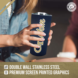 Georgia Tech Yellowjackets NCAA Stainless Steel Travel Tumbler for Mom - Navy