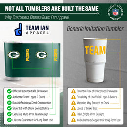 Green Bay Packers NFL 20oz Gameday Stainless Steel Tumbler - Hunter Green