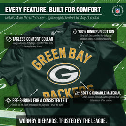 Green Bay Packers NFL Adult Gameday T-Shirt - Forest Green