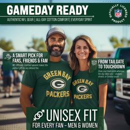Green Bay Packers NFL Adult Gameday T-Shirt - Forest Green