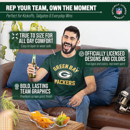 Green Bay Packers NFL Adult Gameday T-Shirt - Forest Green