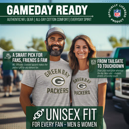 Green Bay Packers NFL Adult Gameday T-Shirt - Gray