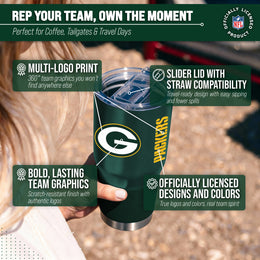 Green Bay Packers NFL 30oz Gameday Stainless Steel Tumbler - Hunter Green