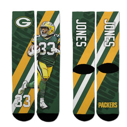 Green Bay Packers NFL Adult Player Stripe Sock - Green