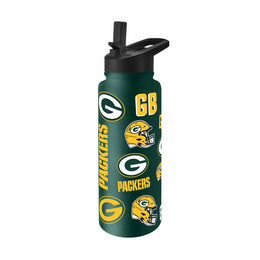 Green Bay Packers NFL 34Oz Native Quencher Water Bottle - Hunter Green