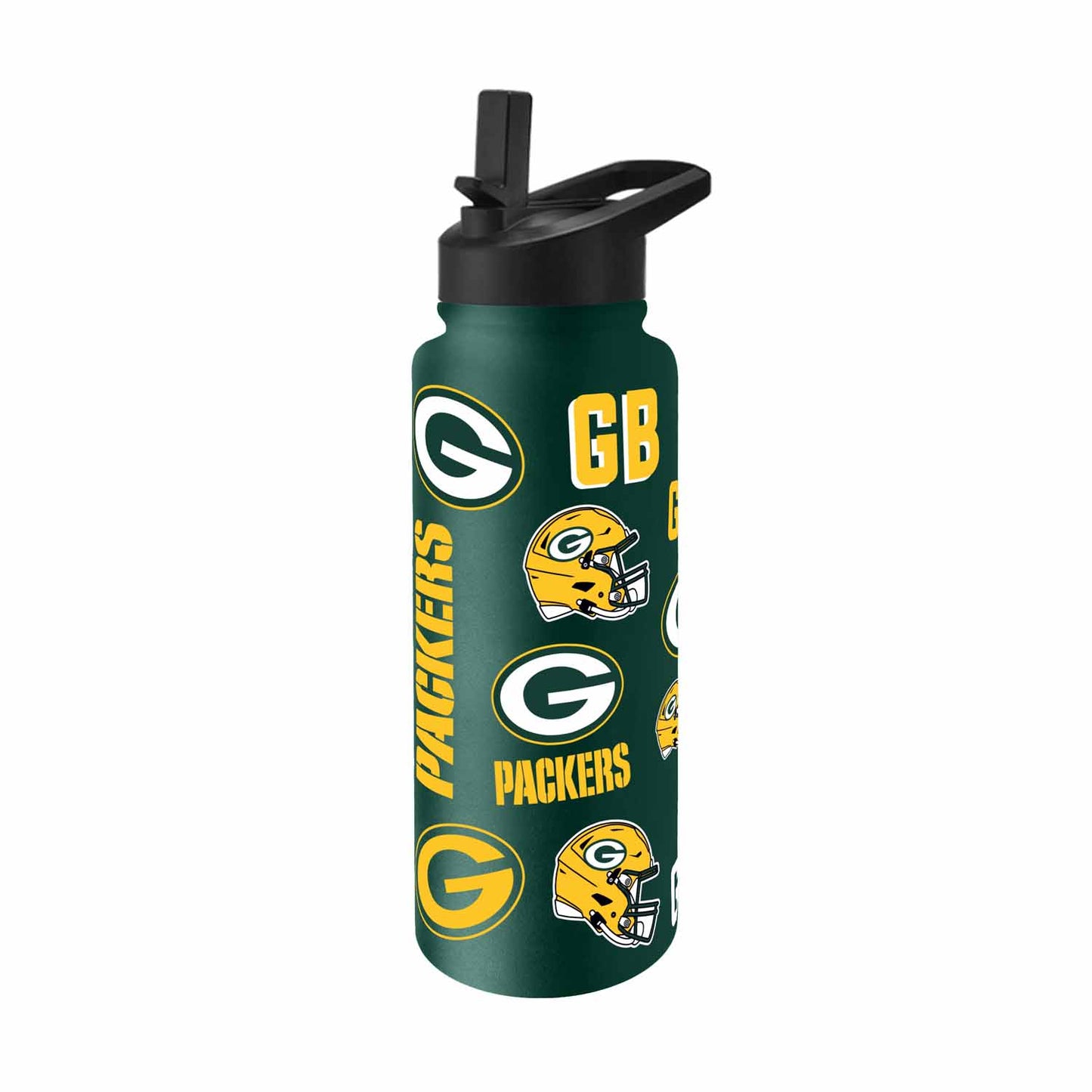 Green Bay Packers NFL 34Oz Native Quencher Water Bottle - Hunter Green