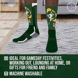 Green Bay Packers NFL V Curve  Socks - Team Color