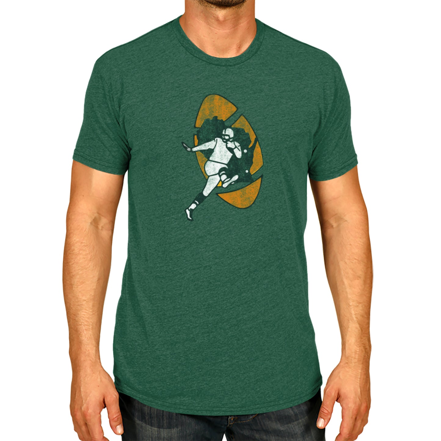 Green Bay Packers NFL Modern Throwback T-shirt - Green