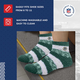 Green Bay Packers NFL Cozy Soft Slipper Socks - Green