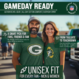 Green Bay Packers NFL Modern Throwback T-shirt - Green