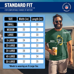 Green Bay Packers NFL Modern Throwback T-shirt - Green