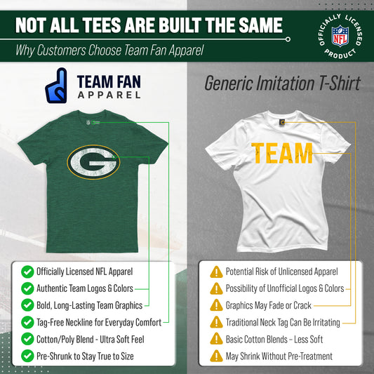 Green Bay Packers NFL Modern Throwback T-shirt - Team Color