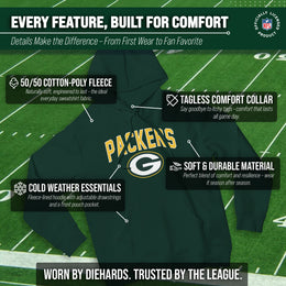 Green Bay Packers NFL Home Team Hoodie - Forest Green