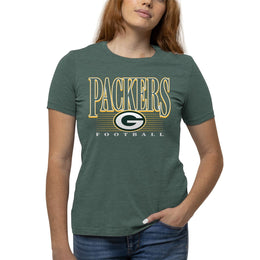 Green Bay Packers NFL Womens Overtime Blueprint Tag-Less T-Shirt - Green