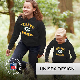 Green Bay Packers NFL Youth Gameday Hooded Sweatshirt - Black