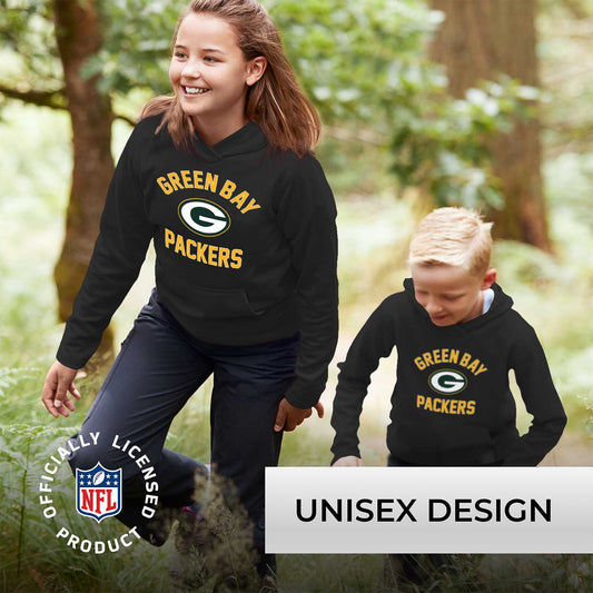 Green Bay Packers NFL Youth Gameday Hooded Sweatshirt - Black