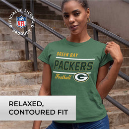 Green Bay Packers NFL Gameday Women's Relaxed Fit T-shirt - Team Color