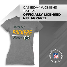 Green Bay Packers NFL Gameday Women's Relaxed Fit T-shirt - Sport Gray